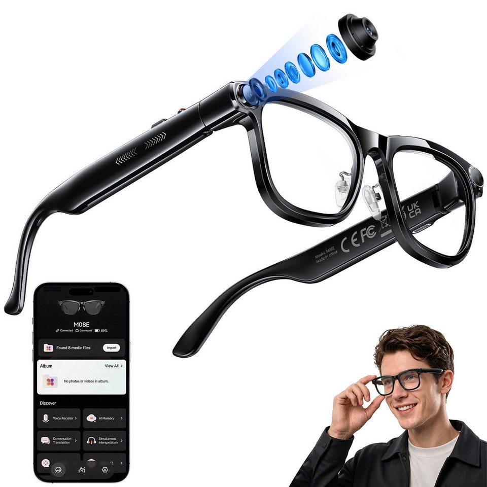 Photography Lighting Spotlight - Inteligentne okulary AI z ChatGPT, tłumaczeniem