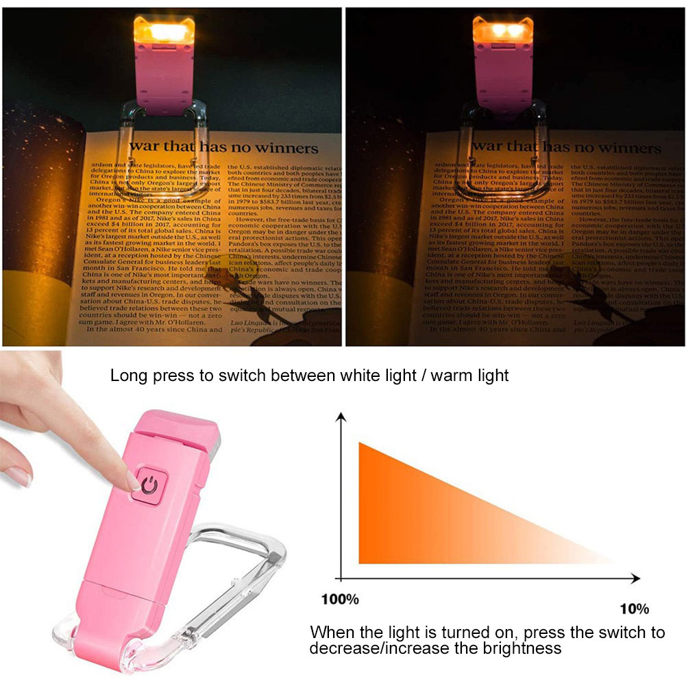 Photography Lighting Book - Lampka do czytania LED USB z