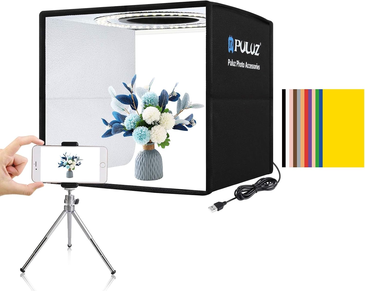Photography Lighting Youtube - Panel świetlny LED RGB z kontrolą