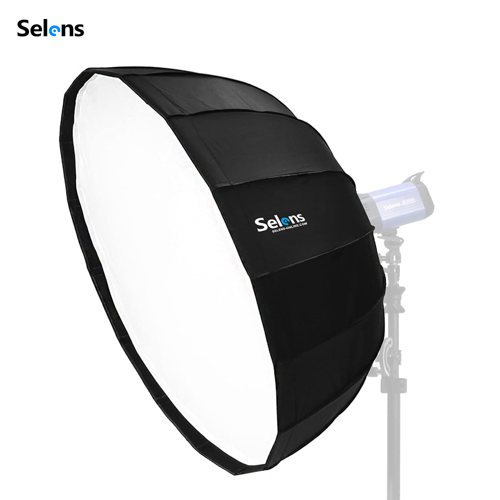 Photography Lighting Beauty Dish - Paraboliczny softbox Selens Quick-Setup, beauty dish,