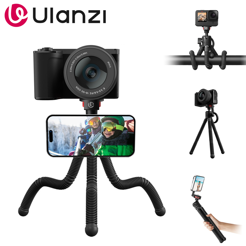 Photography Video Lighting Kit With Adjustable Tripod Stand - Ulanzi MT30 Magnetyczny Elastyczny Statyw do