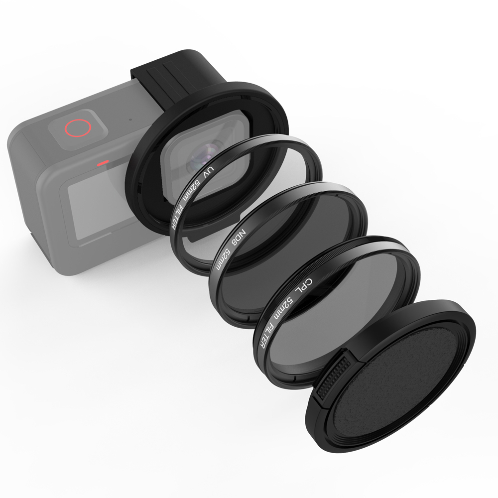Gopro Action Camera Hero 12 Black - Pierścień adaptera filtra 52 mm z