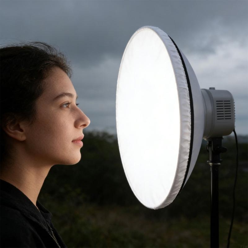 Photography Lighting Beauty Dish - 42cm miękki dyfuzor pokrywa lampy dyfuzor