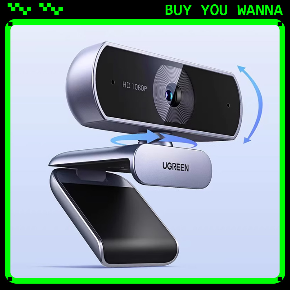 Photography Lighting Spotlight - Kamera internetowa UGREEN 1080P/2K/4K z mikrofonem,