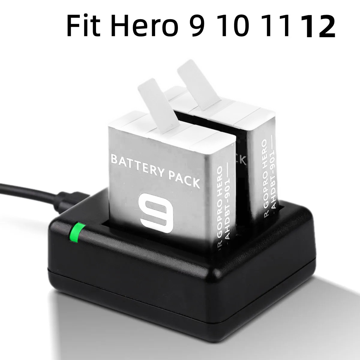 Gopro Action Camera Hero 12 Black - Podwójna ładowarka do baterii Go Pro