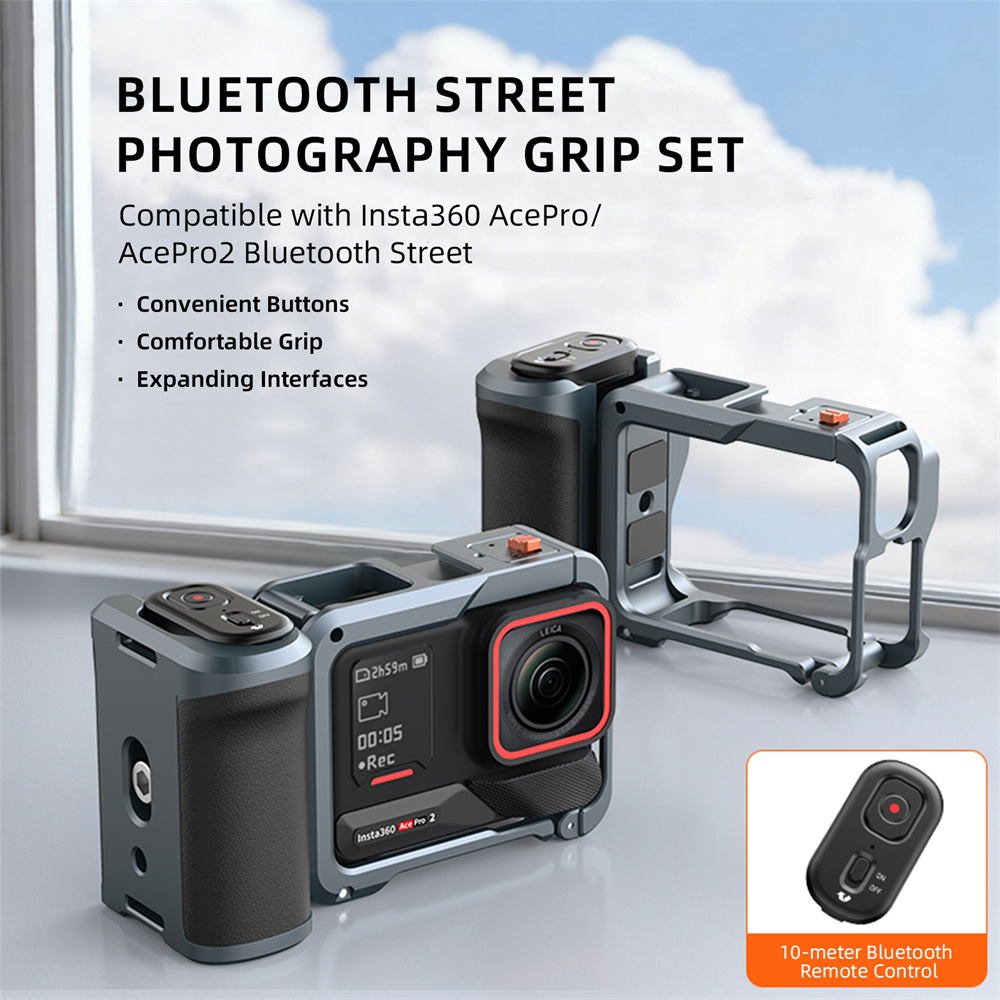 Photography Video Lighting Kit With Adjustable Tripod Stand - Zestaw uchwytu Bluetooth VRIG GA-08 do