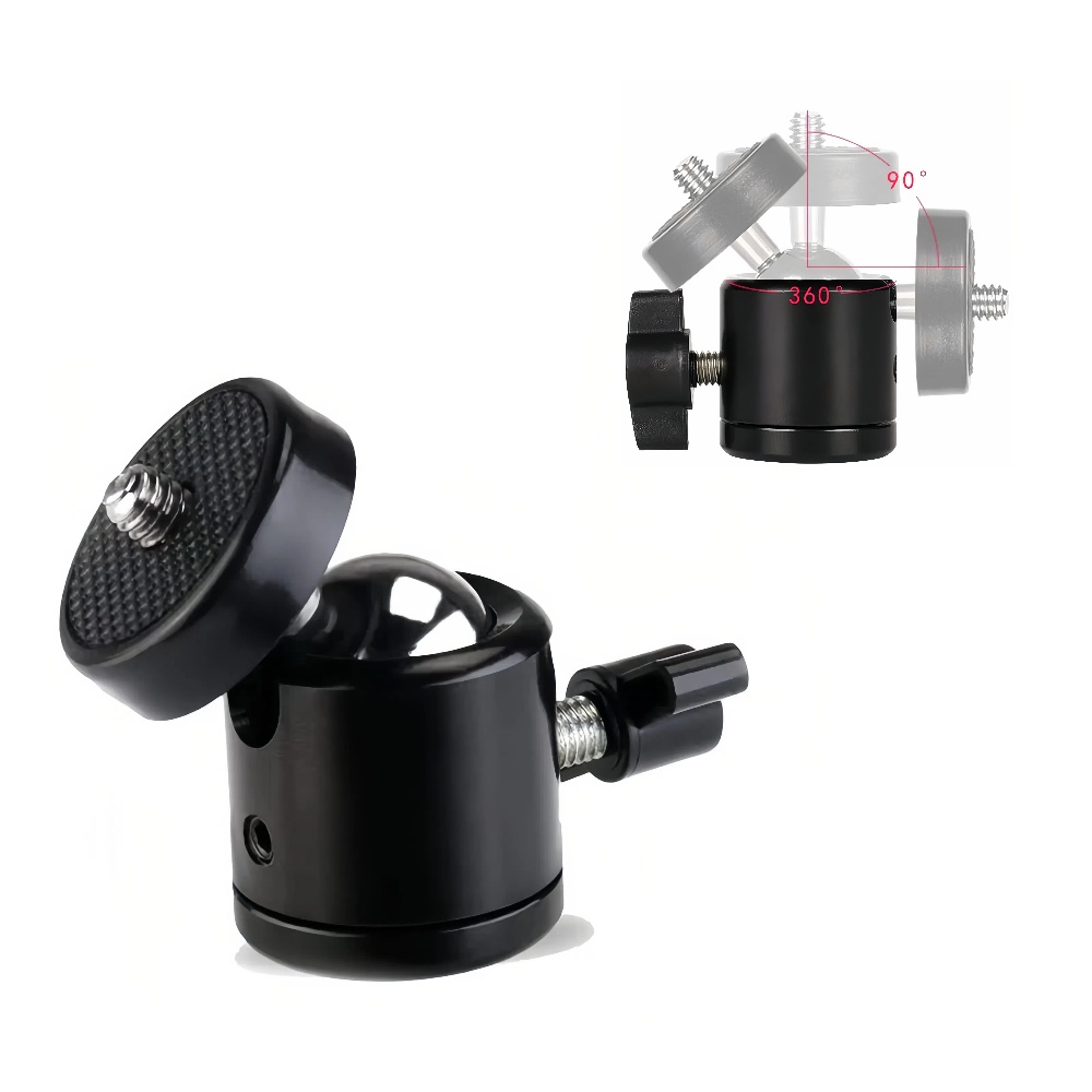 Photography Video Lighting Kit With Adjustable Tripod Stand - Głowica kulowa do statywu z otworem