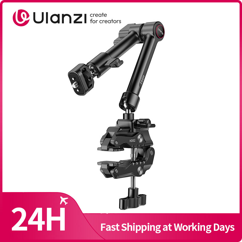 Photography Video Lighting Kit With Adjustable Tripod Stand - Zestaw Ulanzi HD02 Magic Arm 10-calowy