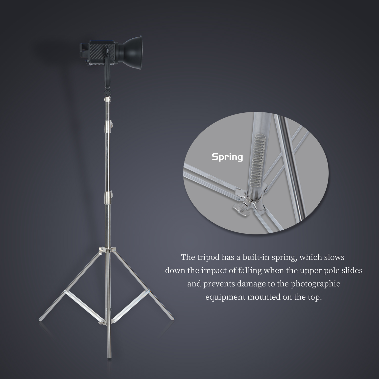 SH 2.8M Statyw oświetleniowy z – Photography Video Lighting Kit With Adjustable Tripod Stand recenzja i cena