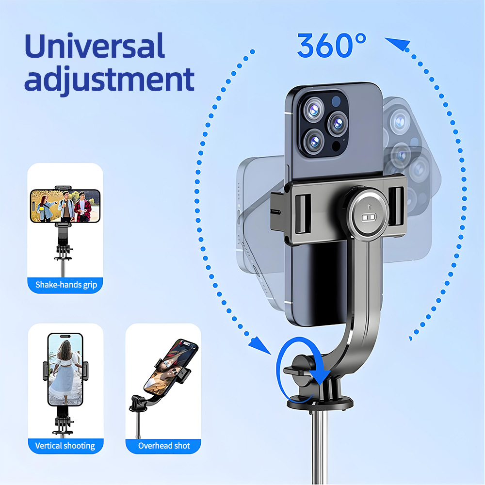 Składany kijek do selfie z pod – Photography Video Lighting Kit With Adjustable Tripod Stand recenzja i cena