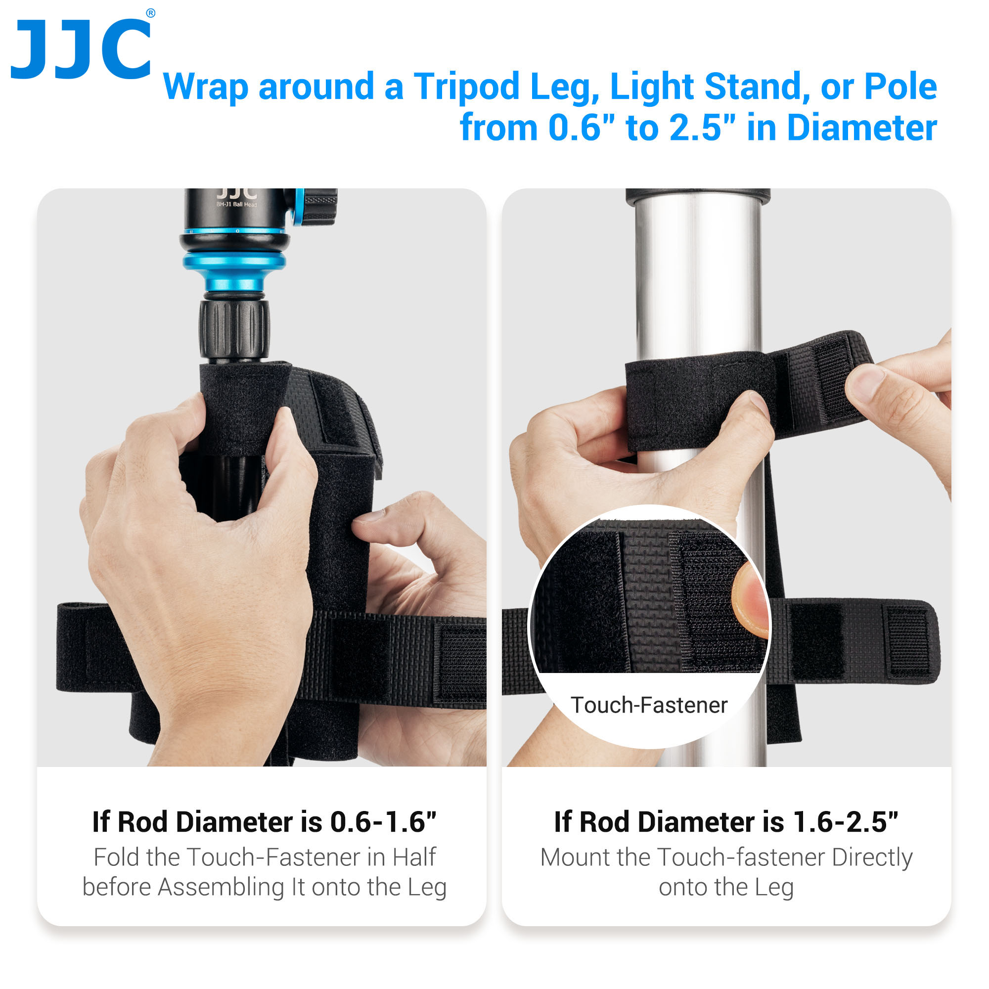 JJC Equipment Pasek montażowy  – Photography Video Lighting Kit With Adjustable Tripod Stand recenzja i cena