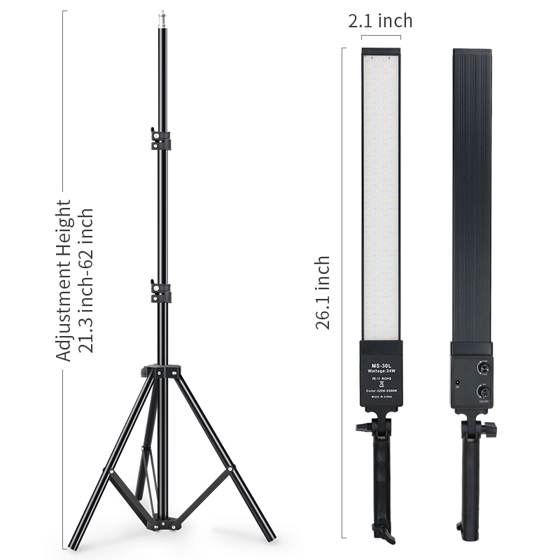 40CM Studio fotografii LED LED – Photography Video Lighting Kit With Adjustable Tripod Stand recenzja i cena