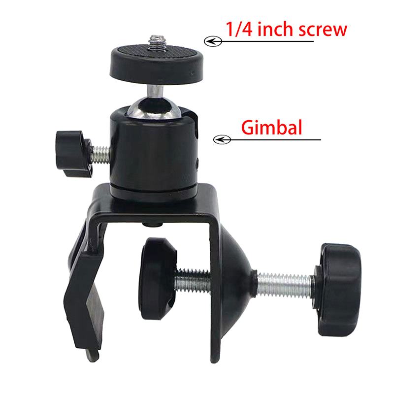 Metalowy zacisk z obrotem 360  – Photography Video Lighting Kit With Adjustable Tripod Stand recenzja i cena