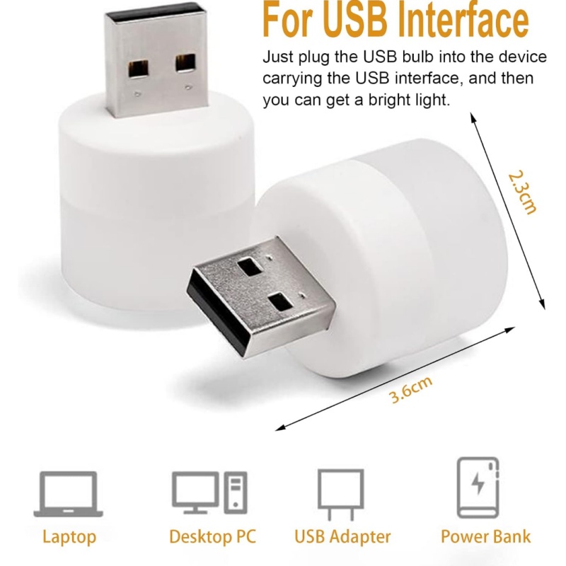 Lampka nocna USB Mini wtyczka  – Photography Lighting Book recenzja i cena