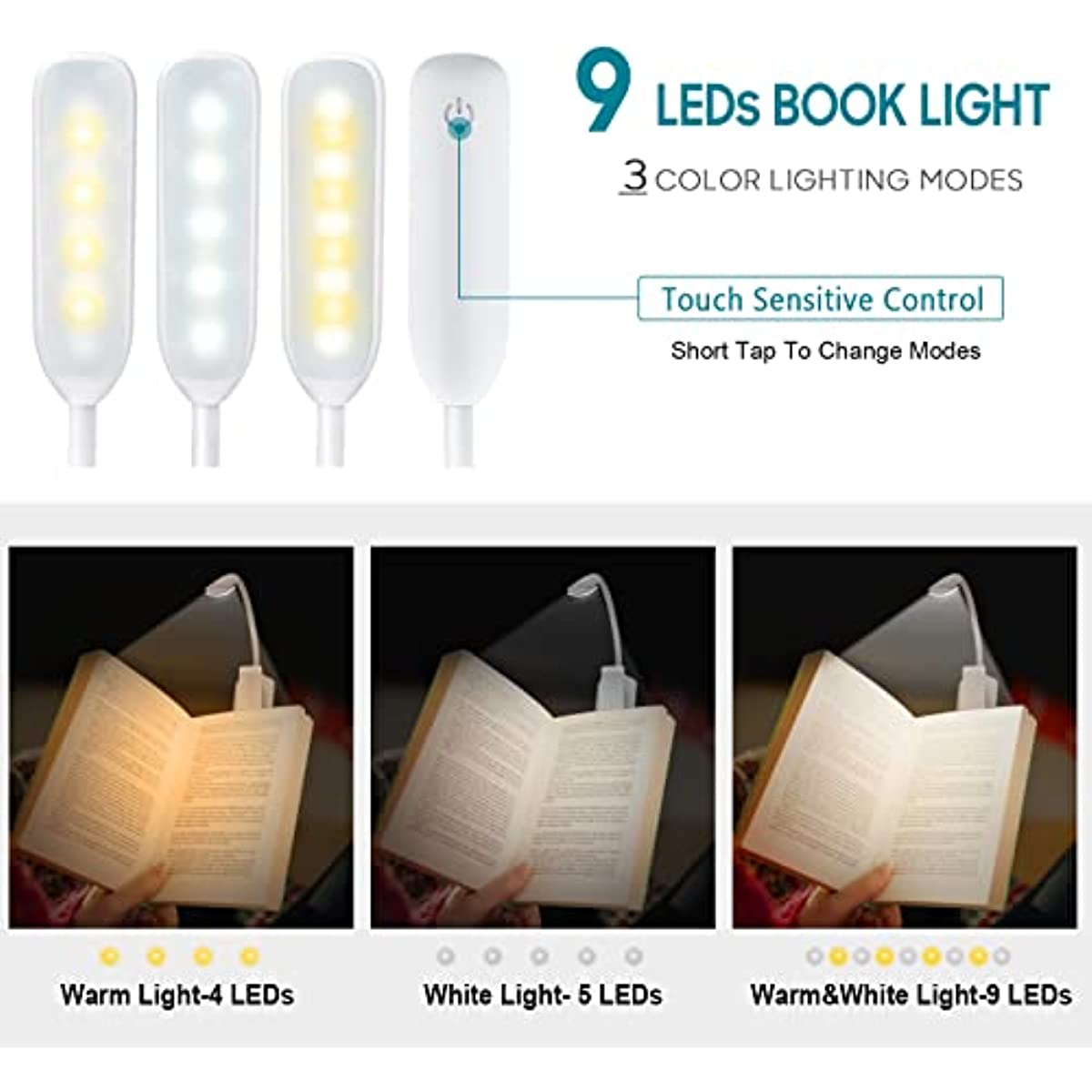 9 światełko LED do czytania US – Photography Lighting Book recenzja i cena