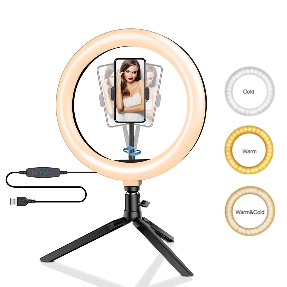 26cm 10-calowy pierścień LED d – Photography Lighting Set Up recenzja i cena