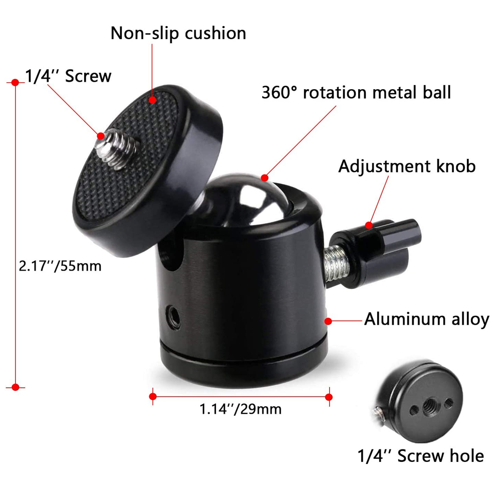 Głowica kulowa do statywu z ot – Photography Video Lighting Kit With Adjustable Tripod Stand recenzja i cena