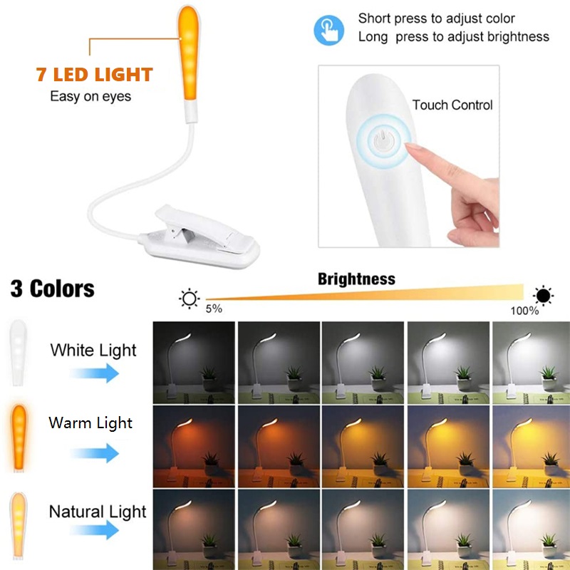 Ładowalna lampka do książek US – Photography Lighting Book recenzja i cena