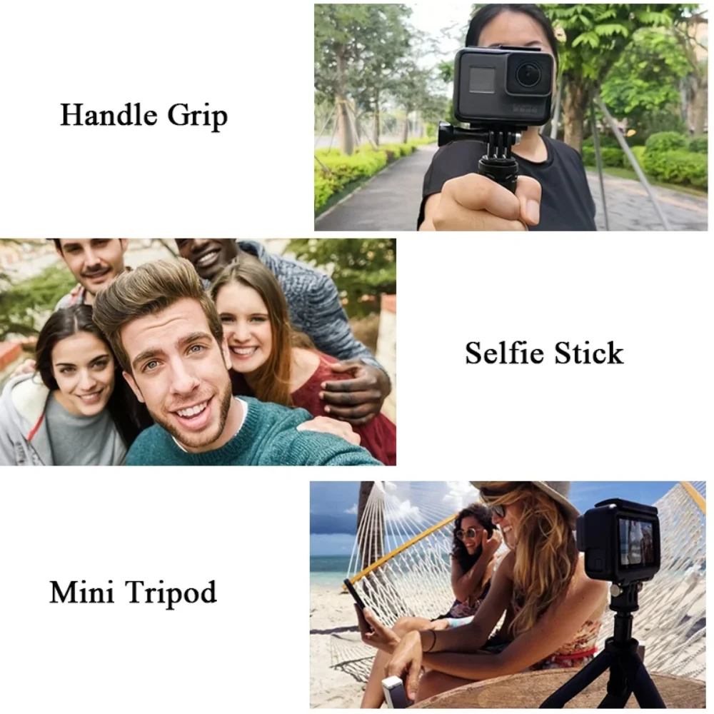 Mini wysuwany statyw Składany  – Gopro Action Camera Hero 12 Black recenzja i cena