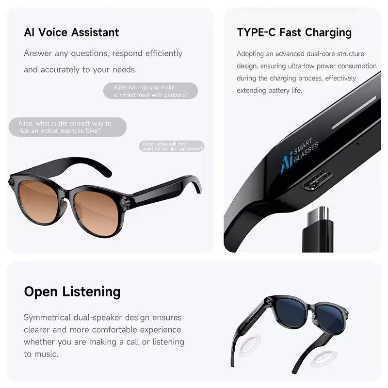 Inteligentne okulary M89-S AI  – Photography Lighting Products recenzja i cena