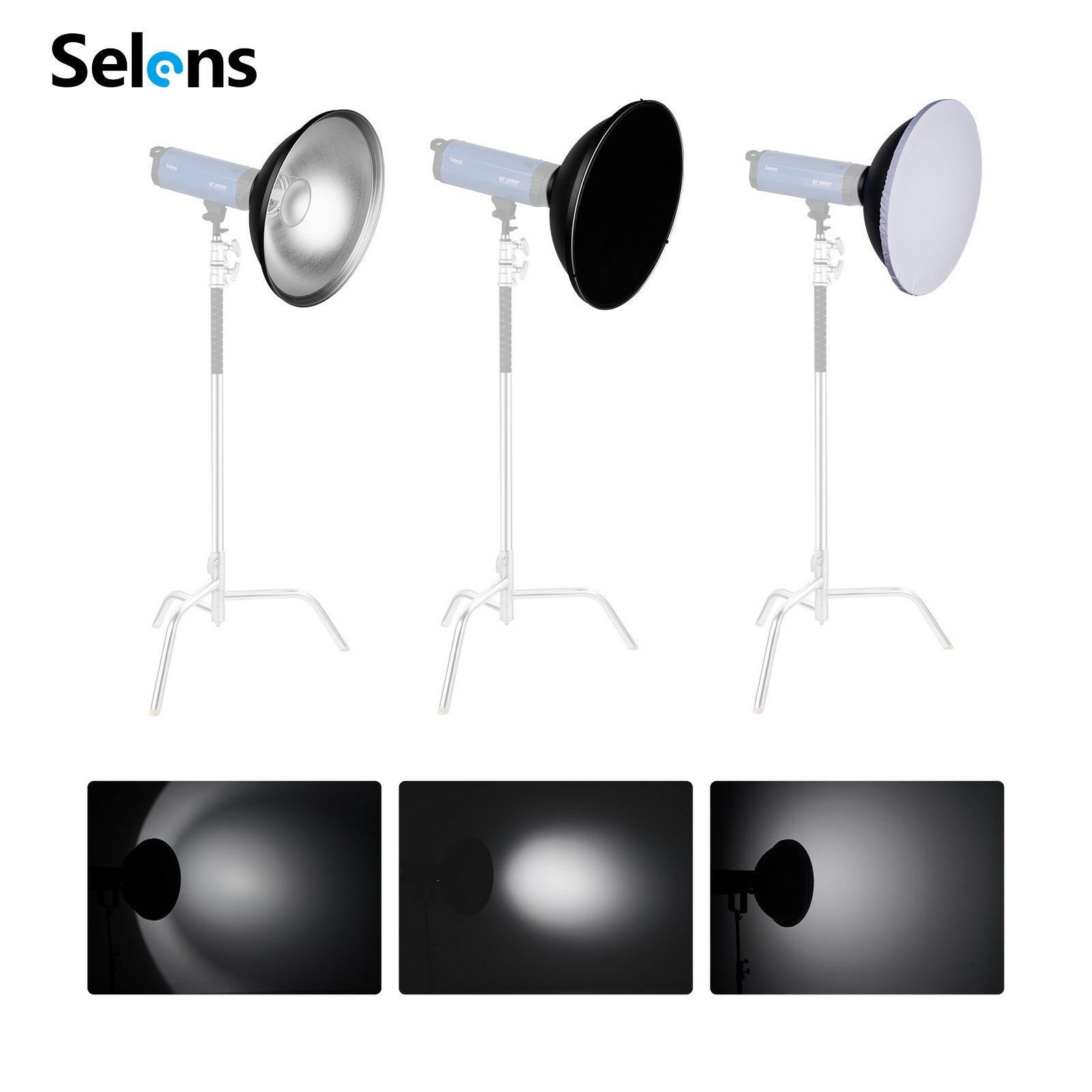 Reflektor wewnętrzny Selens 55 – Photography Lighting Beauty Dish recenzja i cena