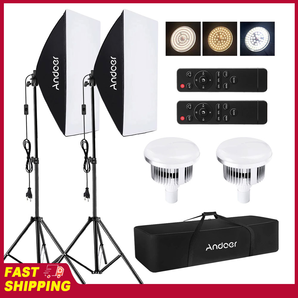 Zestaw oświetlenia Andoer Soft – Photography Lighting Set Up recenzja i cena