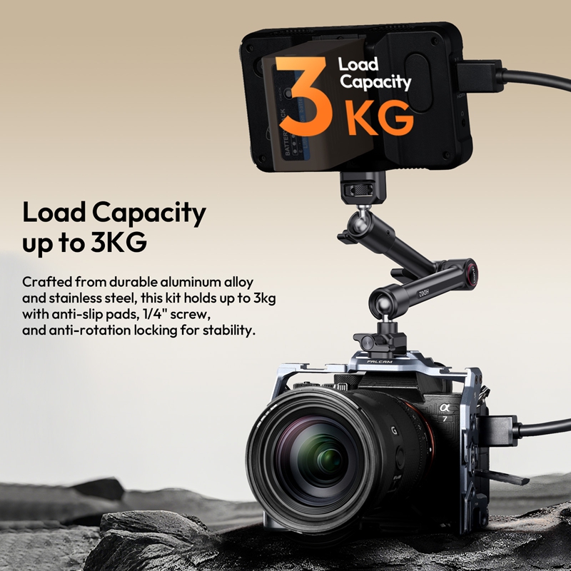 Zestaw Ulanzi HD02 Magic Arm 1 – Photography Video Lighting Kit With Adjustable Tripod Stand recenzja i cena