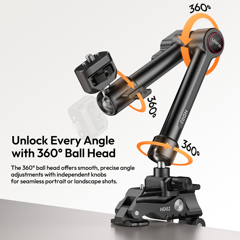 Zestaw Ulanzi HD02 Magic Arm 1 – Photography Video Lighting Kit With Adjustable Tripod Stand recenzja i cena